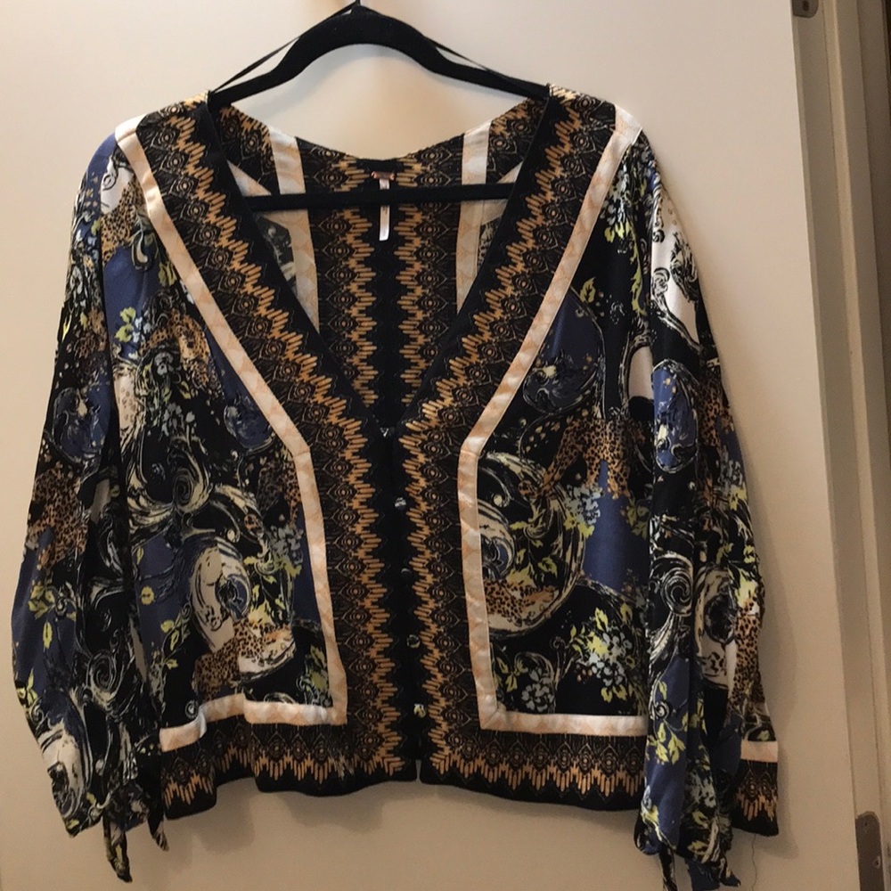 EUC Free People print top